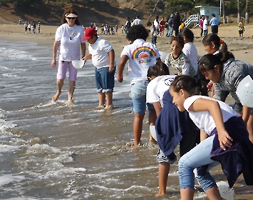 Key to the Sea - Digging for Sand Crabs - Cabrillo Beach